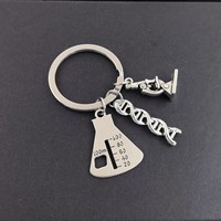 Modelo de Microscopio Molecular de ADN Creativo, Herramienta para Experimentos Biológicos, Llavero, Regalo para Profesores