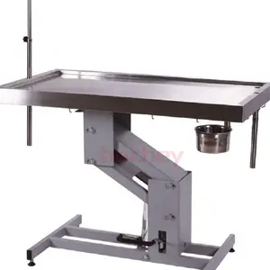 MT MEDICAL Cheap Price Electric Multifunction Field Pet Operating Table With Infusion Rack And Tray