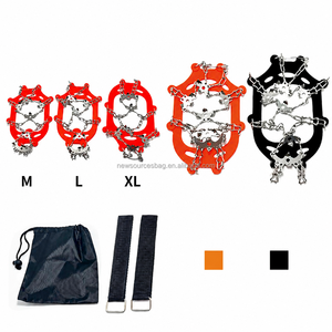 Crampons antidérapants à 24 pointes en acier inoxydable et silicone pour hommes et femmes, pour la marche sur la <span class=keywords><strong>neige</strong></span>, la randonnée, la marche, le jogging, la pêche SEOCHP1 - Product Image 3