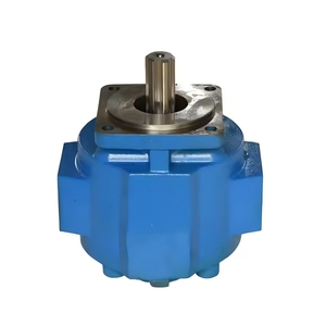 Pièces de rechange hydrauliques pour chargeuse : Pompe hydraulique à engrenages triple à arbre droit en fonte bleue, vente en gros - Product Image 2