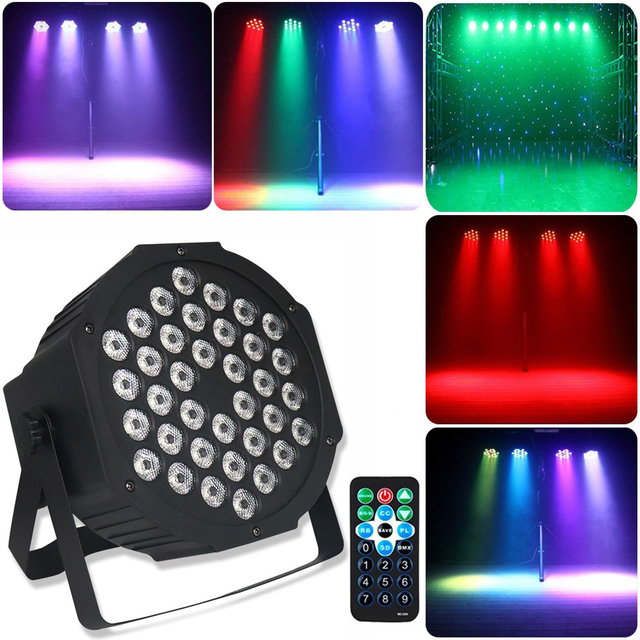 Discounts Wireless Controlled 72W RGB LED Battery-Powered DMX512 IP33 Disco Stage DJ Par Light Beam Lights for Club Party