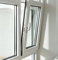 Ventana Abatible y Giratoria Kalashi, Apertura Interior, Doble Acristalamiento, Vidrio Templado, Resistente a la Intemperie, para Villa
