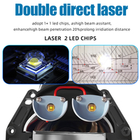 AKE P90 Lentille de projecteur Bi-LED haute puissance 3 pouces universelle 70 watts Bi-LED Projecteur laser 12V 6000K Blanc naturel Biled 3 pouces pour voiture