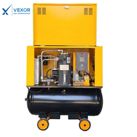 VEXOR 7.5KW 10HP 8bar 220V 380V 2-in-1 Screw Air Compressor Tire Inflation Spray Painting Repair Car Enthusiast Recommended