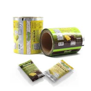Fournisseur chinois rouleau de Film de Sachet imprimé couleur personnalisée pour chocolat, rouleau de Film d'emballage alimentaire PET/AL/PE de haute qualité