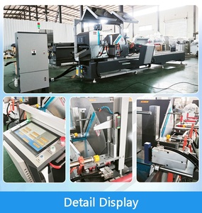Machine de dé<span class=keywords><strong>coupe</strong></span> CNC pour fenêtres, double tête, pour profilés aluminium et UPVC, machine d'ouverture de portes coulissantes doubles - Product Image 6