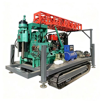 Boîte de vitesses pour foreuse hydraulique diesel sur chenilles, force de levage 4500 kg, profondeur max. 500 m, diamètre 75-400 mm