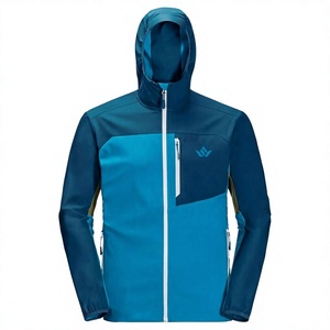 เสื้อแจ็คเก็ตฮู้ดผู้ชายแบบ Softshell น้ำหนักเบา ระบายอากาศได้ดี แห้งเร็ว เป็นมิตรกับสิ่งแวดล้อม เหมาะสำหรับฤดูหนาว กิจกรรมกลางแจ้ง เดินป่า ตั้งแคมป์ และการเดินทาง - Product Image 1
