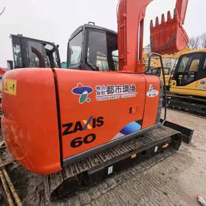 Excavadora Hitachi ZX60 de alta calidad, buenas condiciones, maquinaria de construcción, componentes centrales, motor, motor, bomba, engranaje, Eaton, 1 año - Product Image 4