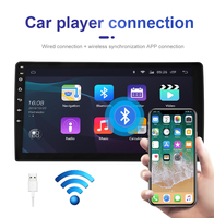 Navigation GPS universelle 2 Din, écran IPS 2.5D pour voiture, 9 pouces, 1+16G, autoradio Android avec BT Carplay