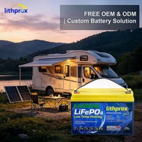 Batterie LiFePO4 24V 200AH 5KW Grade A 6000+ Cycles, Batterie Lithium à Décharge Profonde pour VR, Bus CAN, Terminal M8, CE RoHS IP67, OEM ODM