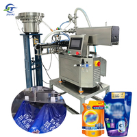 Machine automatique de remplissage et de bouchage de sachets à bec verseur pour détergent lessive liquide, pour usine de produits chimiques quotidiens