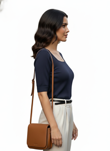Tops de Punto para Mujer, Tejido Elástico y Suave, Top Informal y Elegante para Uso Diario, Cómodo, Transpirable y a la Moda - Product Image 2