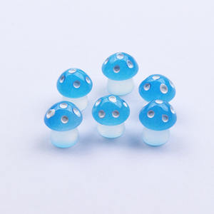 เครื่องประดับเรซิ่นสำหรับผู้หญิงสีเข้มงานตกแต่งสวนกระถางเห็ดนางฟ้าหลากสี - Product Image 3