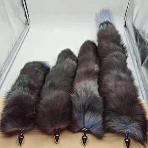 2021 جديد قابل للفصل LED تأثيري ذيل الثعلب شرجي المكونات ولكن يتم استخدام القابس مع الذيل لألعاب الجنس الشرجي منتجات ساخنة - Product Image 6