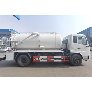 Camion de nettoyage des eaux usées diesel Dongfeng personnalisé 4x2, camion-citerne à vide à vendre - Product Image 5