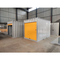 Conteneurs de stockage portables en acier démontables, à assembler, de 10', 12', 16', 20' pieds, en kit plat
