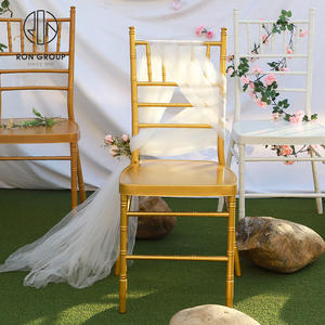 China Chiavari cerimônia Catering luxo ouro cadeira metal chivari chavari Tiffany Hotel evento festa casamento salão móveis cadeira - Product Image 4