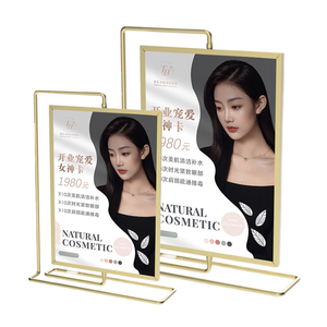 Tùy chỉnh thức ăn nhanh kim loại đơn chủ Bán buôn máy tính để bàn quảng cáo thép không gỉ hiển thị đứng - Product Image 5