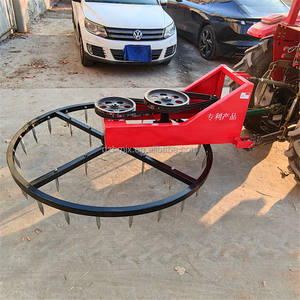 Herse <span class=keywords><strong>à</strong></span> disques électrique pour tracteur avec boîte de vitesses et roulement pour le nivellement des terres et le broyage du sol - Product Image 4