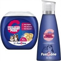 FurGone Fresh Cedar Liquid Laundry Detergent Pods-Pelembut Pakaian Mengurangi Rambut Hewan Peliharaan, Penghilang Bau, Kompatibel dengan Mesin Cuci HE
