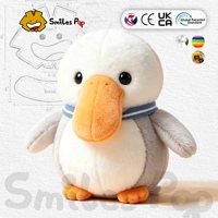 Boneka Pelican Custom, Maskot Custom, Boneka Isi Dakron, Bahan Aman Non-Toksik, Bersertifikat CE UKCA, Boneka Lembut untuk Hadiah Bisnis