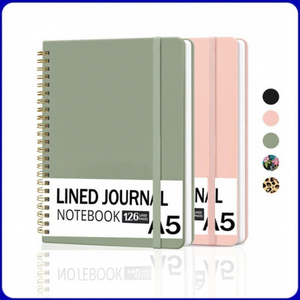 Cuaderno Espiral <span class=keywords><strong>A5</strong></span> en Oferta, Cubierta de PU y PP Personalizable, Bloc de Notas para Reuniones de Negocios, Agenda para Estudiantes, Regalo, con Páginas Rayadas - Product Image 1