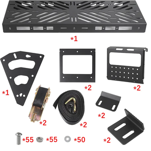 אלומיניום פלוס פלדה סגנון חדש 4x4x4 אוניברסלי חלקי רכב חילוף צמיגים סל אחסון תיבות צמיג אוניברסלי - Product Image 2