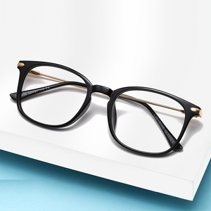 <span class=keywords><strong>2026</strong></span>年発送開始 TR90製 パソコン用メガネ 透明な長方形 格安 ブルーライトカットメガネ メンズ向け - Product Image 2