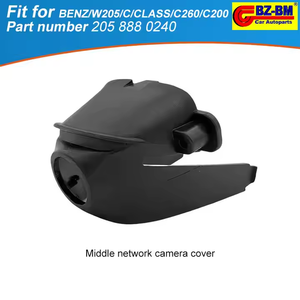 Nueva cubierta embellecedora de <span class=keywords><strong>cámara</strong></span> para rejilla de radiador de parachoques delantero para mercedes-benz W205 C180 C300 Amg C260 <span class=keywords><strong>C200</strong></span> modelos 2058880240 2058880660 - Product Image 1