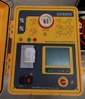 Comprobador de Factor de Potencia de Aislamiento HVHIPOT GD6800, Comprobador de Tangente Delta para Transformadores, Conjunto de Prueba de Capacitancia y Factor de Disipación