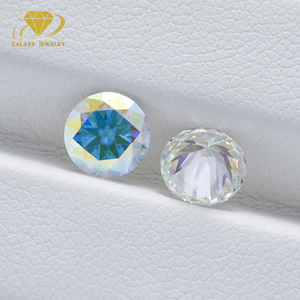 Pierres précieuses de moissanite de laboratoire en vrac de haute qualité, taille <span class=keywords><strong>poire</strong></span>, multicolores avec jeu de couleurs/effet de feu, entièrement plaquées, haute qualité GRA - Product Image 3