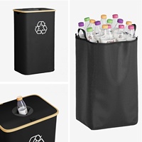 Poubelle de recyclage pliable et peu encombrante pour cuisine, panier à linge pliable personnalisé pour salle de bain, panier à linge pour literie et vêtements