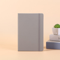 PU cuir A5 taille financière personnalisé couverture rigide logo en relief cahiers personnalisés avec 200 pages
