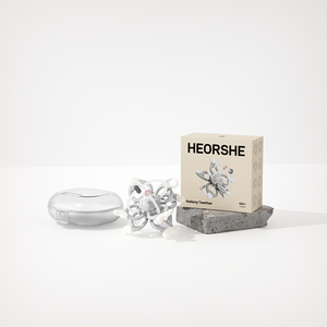 HEORSHE Nouveau Lanceur <span class=keywords><strong>Anneau</strong></span> <span class=keywords><strong>de</strong></span> <span class=keywords><strong>Dentition</strong></span> Galaxie en Silicone 100% Alimentaire, Jouet Bébé Doux pour la Poussée Dentaire, Nouveau <span class=keywords><strong>Anneau</strong></span> <span class=keywords><strong>de</strong></span> <span class=keywords><strong>Dentition</strong></span> Bébé - Product Image 5