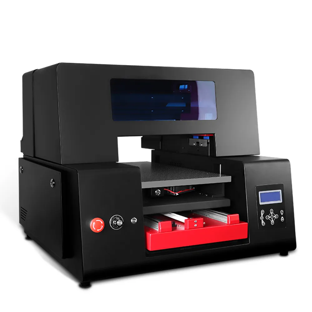 Factory Industrial mini portable digital flatbed uv inkjet printer price