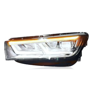 New 12V low-tăng với <span class=keywords><strong>LED</strong></span> chạy ban ngày đèn chạy nước chỉ đạo ống kính cho <span class=keywords><strong>Audi</strong></span> Q5 18-20 Đèn pha lắp ráp sửa đổi - Product Image 4