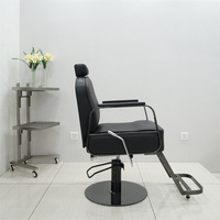 Nouveau style de chaises de barbier en cuir synthétique de turquie meubles de salon de coiffure chaise de coiffure