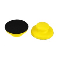 Bloc de ponçage rond flexible personnalisé de 125 mm, 150 mm, 5 pouces, 6 pouces, avec fixation auto-agrippante, pour ponçage manuel