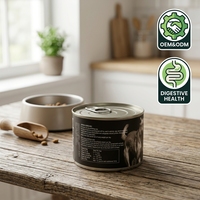 Nourriture humide pour la santé digestive, formule 85g, probiotiques et prébiotiques ajoutés, nourriture en conserve pour chiens, vente en gros