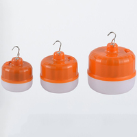 Chine fabricant boîtier en plastique alimentation par batterie bouton de charge USB réglable 3 modèles d'éclairage ampoule led lumière de secours