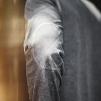 Herenshirt Henry T-shirt Maden Langarm T-shirt Gewassen Grijs Top Preppy Stijl Werkkleding Basislaag Minimalistisch Herfst Trend 2026