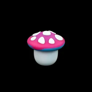 Mushroom Silicone Container 5ml food container containers with lids