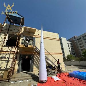 Globo Inflable <span class=keywords><strong>Gigante</strong></span> con Forma de Pilar de Maíz <span class=keywords><strong>Blanco</strong></span> para Decoración de Escenarios en Venta - Product Image 2