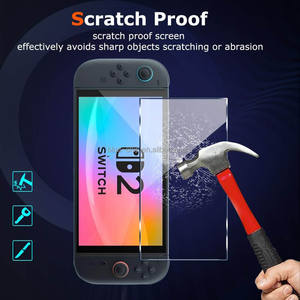 Protection <span class=keywords><strong>d</strong></span>'écran en verre trempé Yanchentian 9H ultra-fin 0,33 mm 99 % transparent anti-traces de doigts pour Nintendo Switch <span class=keywords><strong>2</strong></span> - Product Image 4