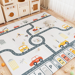 Tapis de jeu écologique en <span class=keywords><strong>mousse</strong></span> pour bébé, idéal pour la gym d'éveil, tapis de <span class=keywords><strong>sol</strong></span> imperméable pour ramper, pour bébés et enfants - Product Image 1
