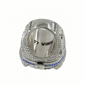 Anillo Conmemorativo del Campeonato de la NFL 2025 de los Seattle Seahawks, Diseño de Ala Abierta Convertible en Collar, Accesorio Deportivo para Hombre - Product Image 4