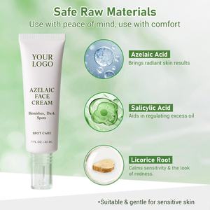 Crème <span class=keywords><strong>Visage</strong></span> Coréenne à l'Acide Azélaïque <span class=keywords><strong>Traitement</strong></span> Facial Apaisant Éclaircissant les Imperfections, les Taches Brunes pour Peaux Ternes Faible MOQ Vente en Gros - Product Image 2