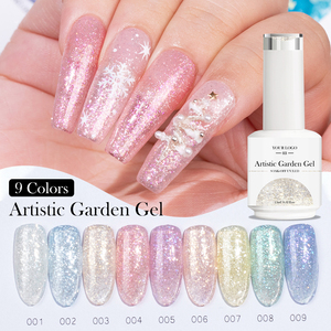 Preço de Fábrica, Amostras Grátis: Glitter para Unhas à Venda, Gel de Unha Artístico Profissional 15ml TPo/HEMA Free - Product Image 2