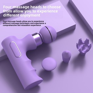 Mini pistola de masaje muscular profundo de cuerpo completo con logotipo personalizado de vibración pequeña para aliviar el dolor profesional para hombres y mujeres atletas - Product Image 5